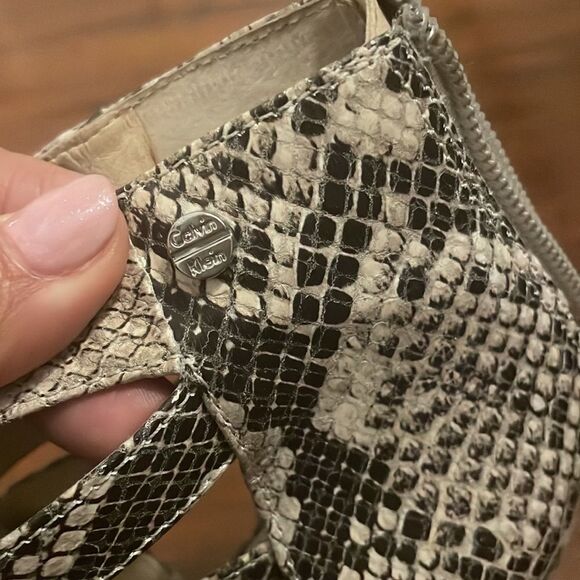 Calvin Klein Python strappy heels - Picture 3 of 15